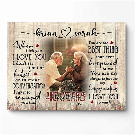 40th anniversary parents gift ideas